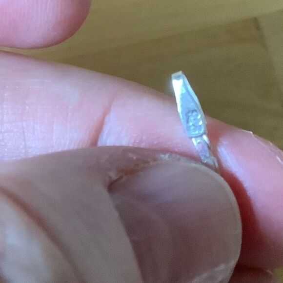 𝅺sterling SILVER 925 WHITE ZIRCON NECKLACE/BRACELET WOMAN SET​ - Picture 9 of 14